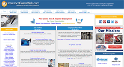 Desktop Screenshot of insuranceclaimsweb.com